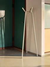 Knit Coat Rack, white