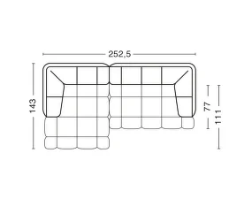 Quilton Sofa Combination 19, Remix 266