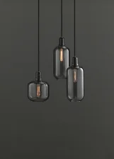 Amp Lamp Large, smoke/black