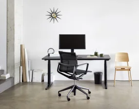 Physix Chair for Hard Floor, deep black / black pearl