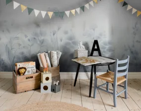 Vilda Misty Blue Wallpaper 662-26