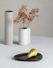 Curve Lunch Plate, black