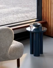 Tung JA3 Side Table, steel blue