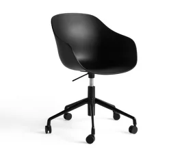 AAC 252 Chair Black Powder coated Alu Wheel, black