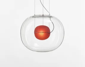 Big One Large PC1336 Pendant Lamp, clear / red