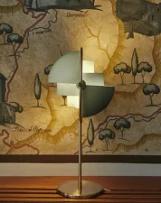 Multi-Lite Table Lamp, black semi matt / chrome