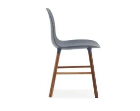 Form Chair Walnut, blue
