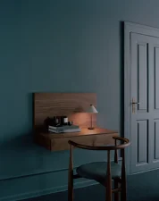 Tana Wall Mounted Desk, walnut