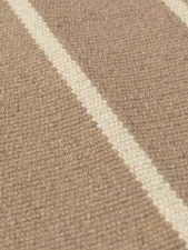 Calm Kelim Rug 200x300, dark sand/off-white