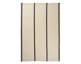 Calm Kelim Rug 200x300, off-white/coffee