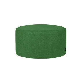 Folk Pouf Low, moss green