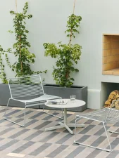 Neu Table Low Ø70, sky grey
