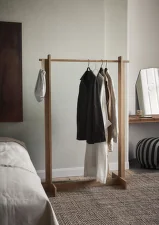 Bridge Clothes Rack, oiled oak