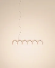 Arch Straight Pendant, nude