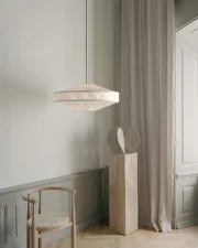 Kite Pendant Ø75, white