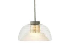 Two-Layer Pendant Lamp, olive