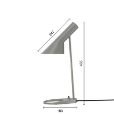 AJ Mini Table Lamp, warm grey