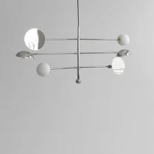 Sahn Chandelier, chrome (5m)