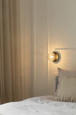 Liila 1 Wall/Ceiling Light Small, black/optic clear