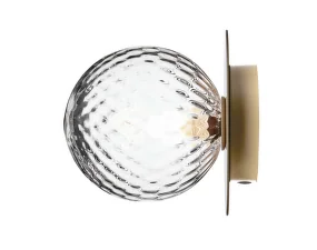 Liila 1 Wall/Ceiling Light Medium, nordic gold/optic clear