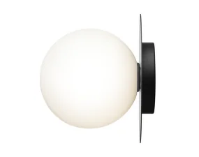 Liila 1 Wall/Ceiling Light Large, black/opal