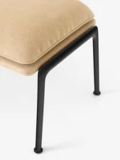 Muno Footstool LN20, Clay 7/black