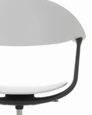 Mynt Office Chair Plastic with castors, grey/black