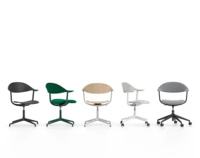 Mynt Office Chair Plywood, natural oak/black