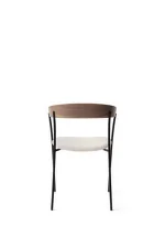 Missing Armchair, lacquered walnut/Barnum 24
