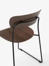 Pavilion Side Chair AV51, walnut