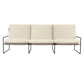 Desert 3-Seater, black/off-white