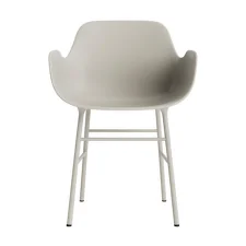 Form Armchair Steel, light grey