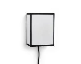Ava Square Wall Lamp, white