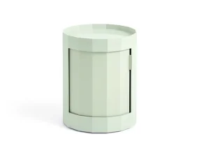 Facet Cabinet Low, soft mint