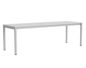 Annex Flush Table 240x80, anodized/cloud grey