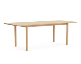 Annex Overhang Table 220x90, lacquered oak