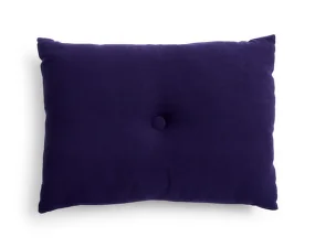 Dot Cushion Linen, dark blue