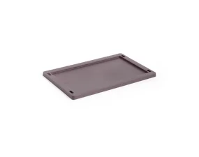 Colour Crate Lid Plastic Small, bordeaux