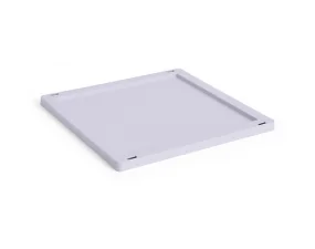 Colour Crate Lid Plastic Cube/Medium Square, lavender