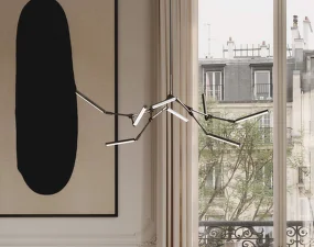Stick Chandelier Mini, bronze
