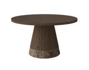 Piro Coffee Table Ø60, dark oiled oak