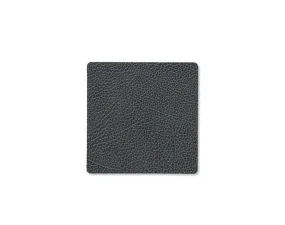 Glass Mat Square Hippo, black-anthracite