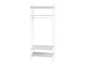 String Hallway L Shelving Set, white
