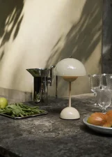 Flowerpot VP9 Portable Lamp, ivory