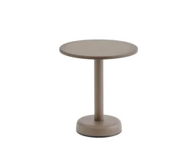 Linear Steel Coffee Table Ø42, taupe