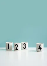 Mini Cup Set 4pcs, white