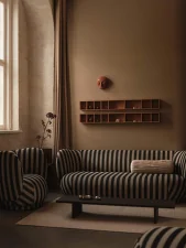 Rico Sofa 3 Louisiana, sand/off-white