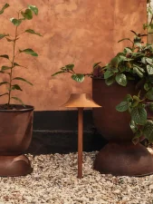 Hourglass Pot Large, rust