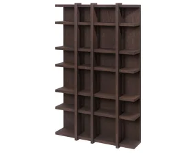 Tilem Shelf 4x6, dark stained oak