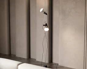 Parentesi D Suspension Lamp, white